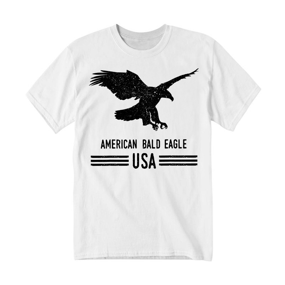 American Bald Eagle USA Shirt For 4th Of July Vintage T-Shirt Women Men