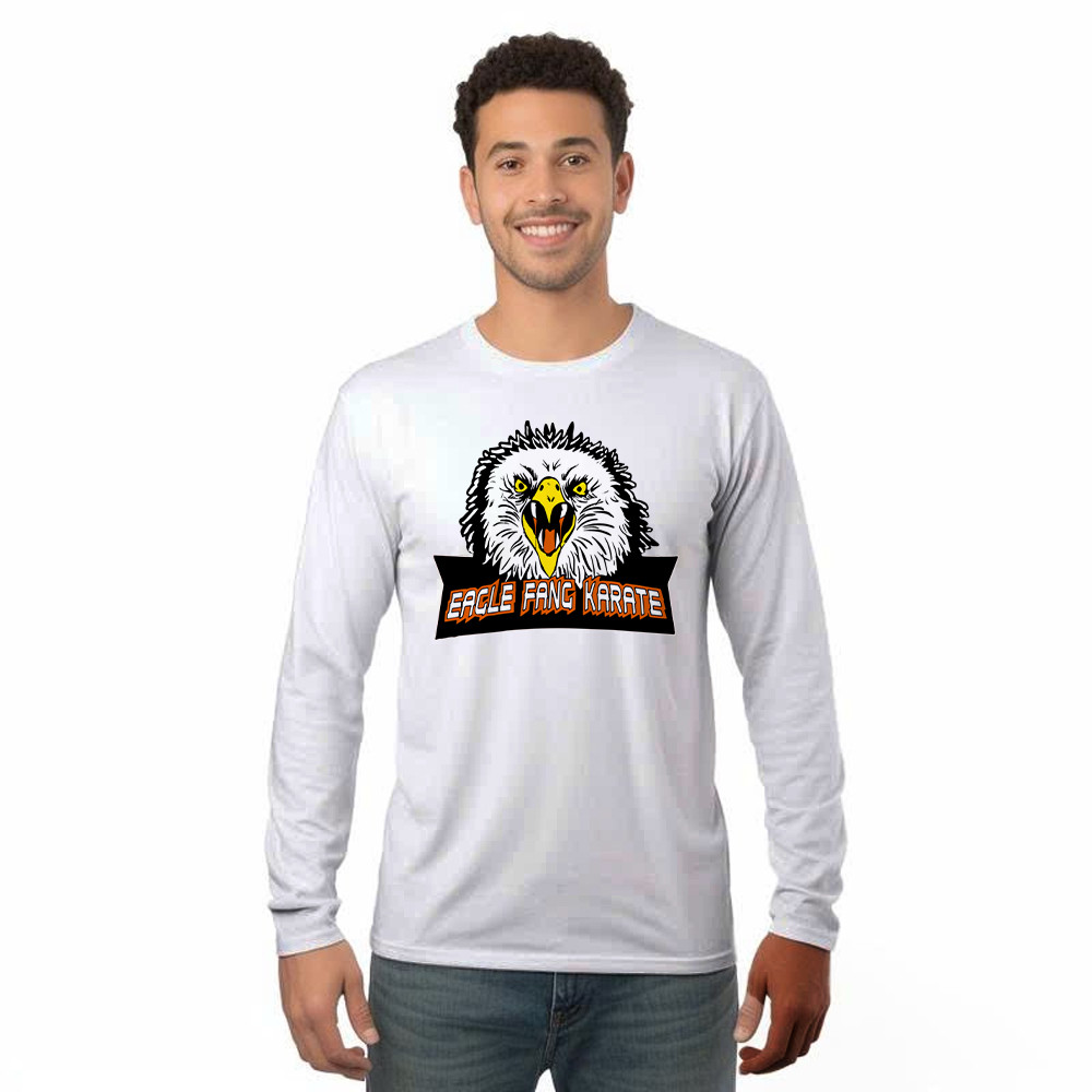 Eagle Fang Karate Shirt Cobra Kai Logo Long Sleeve Shirt Best Presents For Men