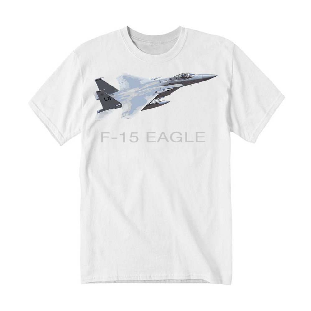 McDonnell Douglas F 15 Eagle Shirt Fighter Aircraft Pilot T-Shirt Guys Gift